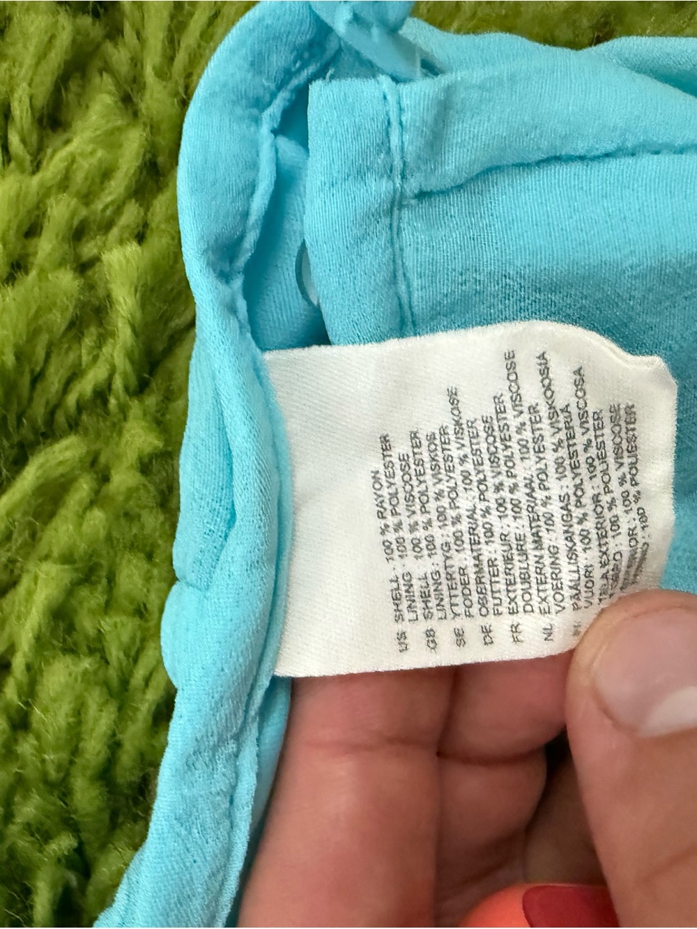 H&M Aqua Layered Ruffle Skort - Picture 4 of 4